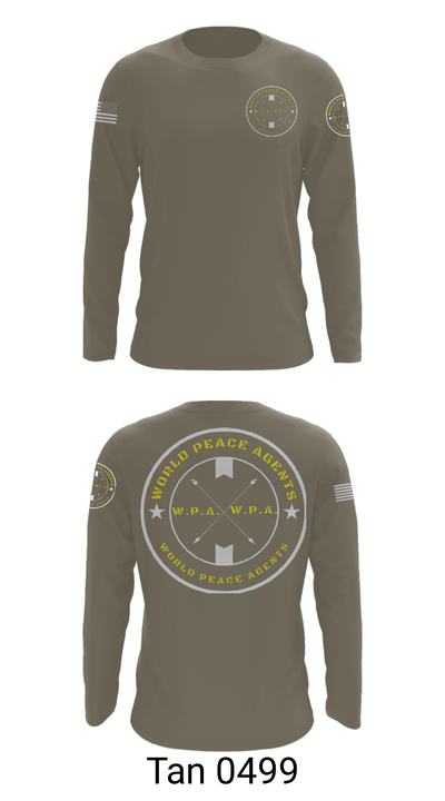 WPA 1st Infantry 46853550 Long Sleeve Performance Shirt - 35