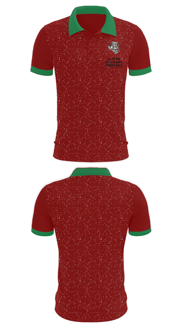 Short Sleeve Performance Polo, La Pryor High School Basketball, Men's Basketball, Teamtime, Team time, sublimation, custom sports apparel, team uniforms, spirit wear, spiritwear, sports uniforms, custom shirts, team store, custom team store, fundraiser sports, apparel fundraiser