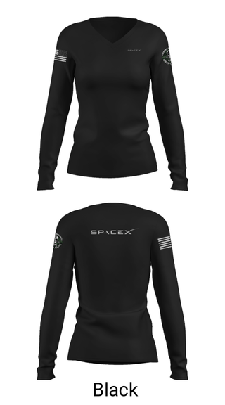 Women's Long Sleeve Vneck Shirt, X FORCÉ ZX CJNG ELITE, Space Force, Teamtime, Team time, sublimation, custom sports apparel, team uniforms, spirit wear, spiritwear, sports uniforms, custom shirts, team store, custom team store, fundraiser sports, apparel fundraiser