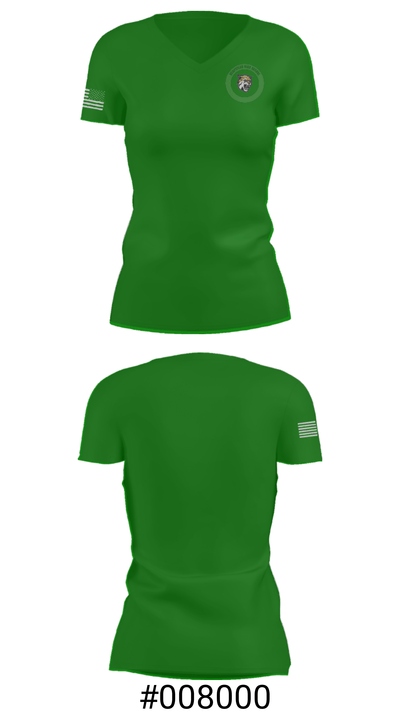 Hempstead High School 739306 Women's Short Sleeve V-neck Shirt - 21