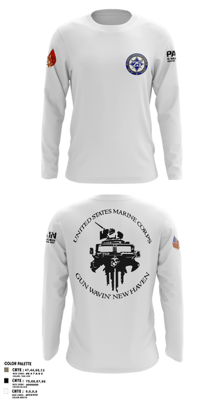 Long Sleeve Performance Shirt, Maintenance Service Company, Marines, Teamtime, Team time, sublimation, custom sports apparel, team uniforms, spirit wear, spiritwear, sports uniforms, custom shirts, team store, custom team store, fundraiser sports, apparel fundraiser