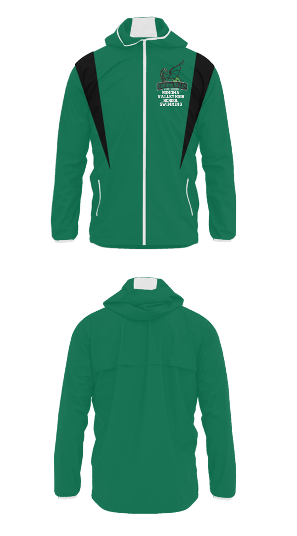 Windbreaker, Sonoma Valley High School Swimming, Swimming, Teamtime, Team time, sublimation, custom sports apparel, team uniforms, spirit wear, spiritwear, sports uniforms, custom shirts, team store, custom team store, fundraiser sports, apparel fundraiser