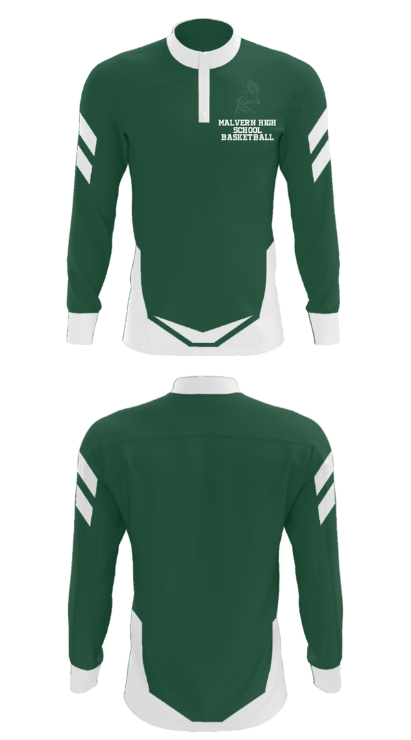 Quarter Zip Jacket, Malvern High School Basketball, Women's Basketball, Teamtime, Team time, sublimation, custom sports apparel, team uniforms, spirit wear, spiritwear, sports uniforms, custom shirts, team store, custom team store, fundraiser sports, apparel fundraiser