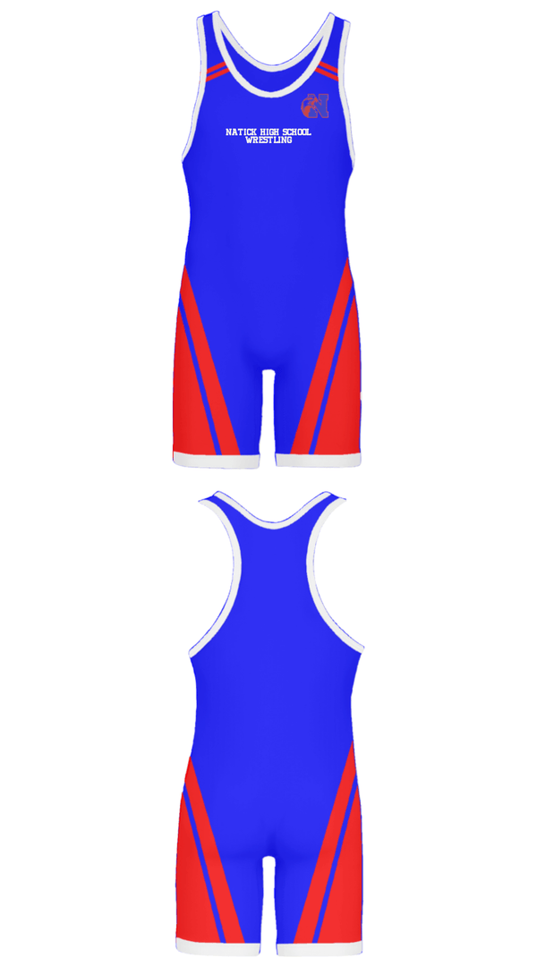 Wrestling Singlet, Natick High School Wrestling, Wrestling, Teamtime, Team time, sublimation, custom sports apparel, team uniforms, spirit wear, spiritwear, sports uniforms, custom shirts, team store, custom team store, fundraiser sports, apparel fundraiser