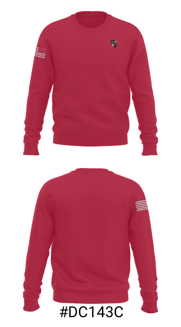 Crew Neck Sweatshirt, Kingswood Oxford Upper School, Spirit Store, Teamtime, Team time, sublimation, custom sports apparel, team uniforms, spirit wear, spiritwear, sports uniforms, custom shirts, team store, custom team store, fundraiser sports, apparel fundraiser