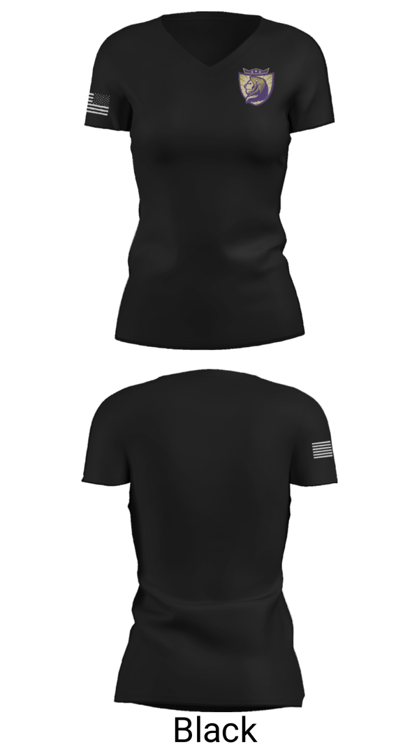 Women's Short Sleeve Vneck Shirt, Victor Valley Christian High School, Spirit Store, Teamtime, Team time, sublimation, custom sports apparel, team uniforms, spirit wear, spiritwear, sports uniforms, custom shirts, team store, custom team store, fundraiser sports, apparel fundraiser