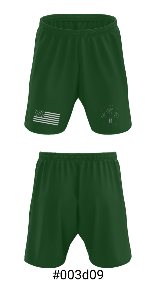 Athletic Shorts With Pockets, Strongman Baking, , Teamtime, Team time, sublimation, custom sports apparel, team uniforms, spirit wear, spiritwear, sports uniforms, custom shirts, team store, custom team store, fundraiser sports, apparel fundraiser