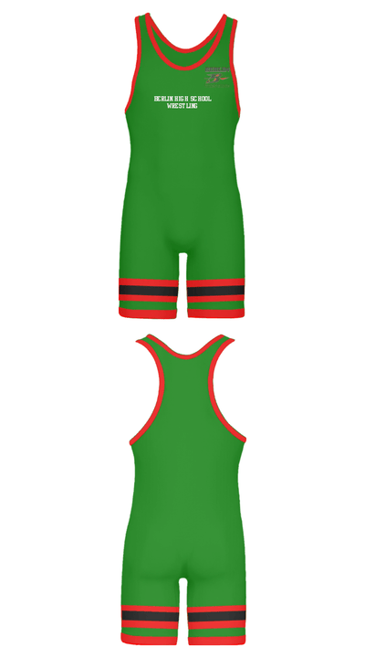 Berlin High School Wrestling 47557666 Wrestling Singlet - 32