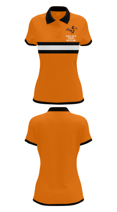 Osseo High School Wrestling 81785161 Short Sleeve Performance Polo - 36