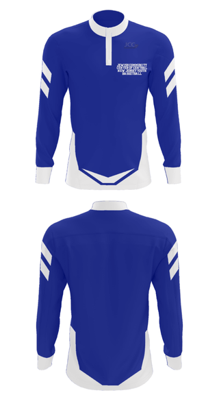 Quarter Zip Jacket, Jewish Community Center Of Central New Jersey Youth Basketball, Men's Basketball, Teamtime, Team time, sublimation, custom sports apparel, team uniforms, spirit wear, spiritwear, sports uniforms, custom shirts, team store, custom team store, fundraiser sports, apparel fundraiser