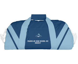 Duffle Bag, Franklin High School Ice hockey, Ice Hockey, Teamtime, Team time, sublimation, custom sports apparel, team uniforms, spirit wear, spiritwear, sports uniforms, custom shirts, team store, custom team store, fundraiser sports, apparel fundraiser