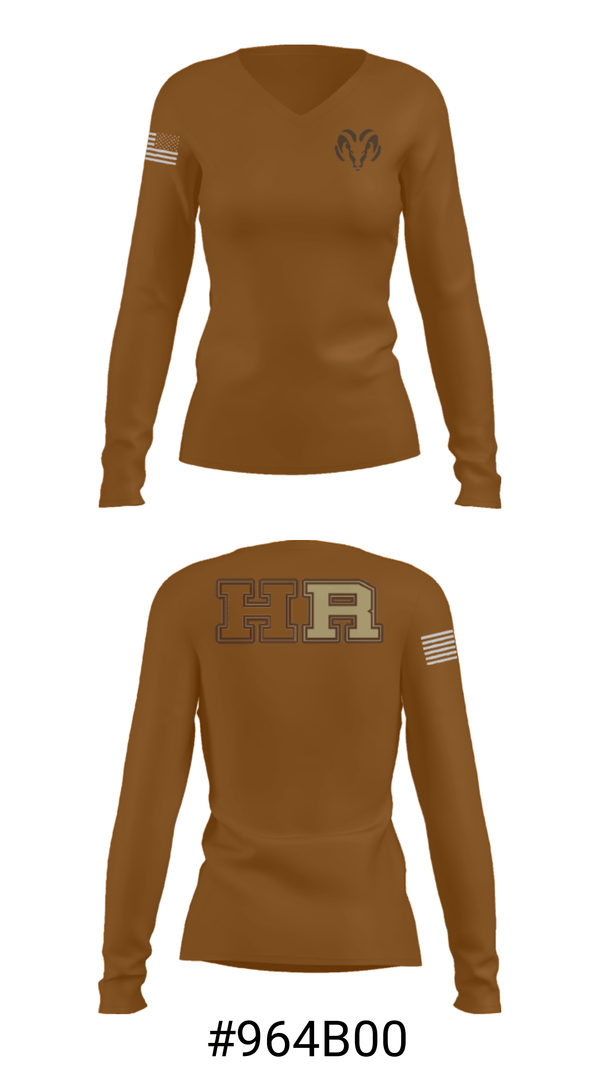 Women's Long Sleeve Vneck Shirt, Holt High School Wrestling, Wrestling, Teamtime, Team time, sublimation, custom sports apparel, team uniforms, spirit wear, spiritwear, sports uniforms, custom shirts, team store, custom team store, fundraiser sports, apparel fundraiser