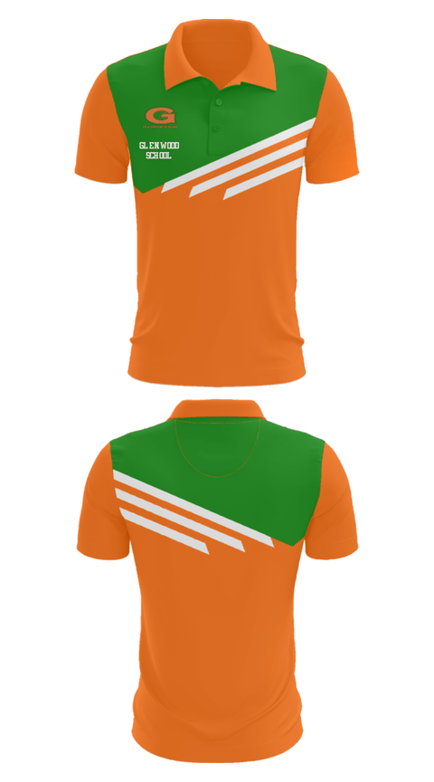 Short Sleeve Performance Polo, Glenwood School, Spirit Store, Teamtime, Team time, sublimation, custom sports apparel, team uniforms, spirit wear, spiritwear, sports uniforms, custom shirts, team store, custom team store, fundraiser sports, apparel fundraiser