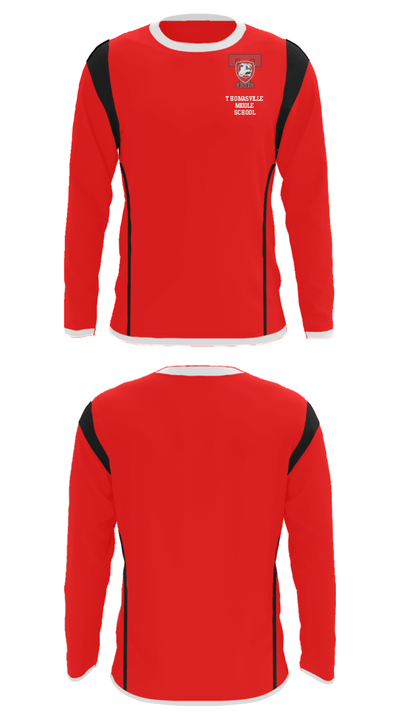 Thomasville Middle School 61354421 Long Sleeve Performance Shirt - 32