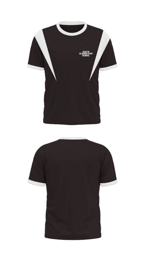 Short Sleeve Performance Shirt, Agate Elementary School, Spirit Store, Teamtime, Team time, sublimation, custom sports apparel, team uniforms, spirit wear, spiritwear, sports uniforms, custom shirts, team store, custom team store, fundraiser sports, apparel fundraiser