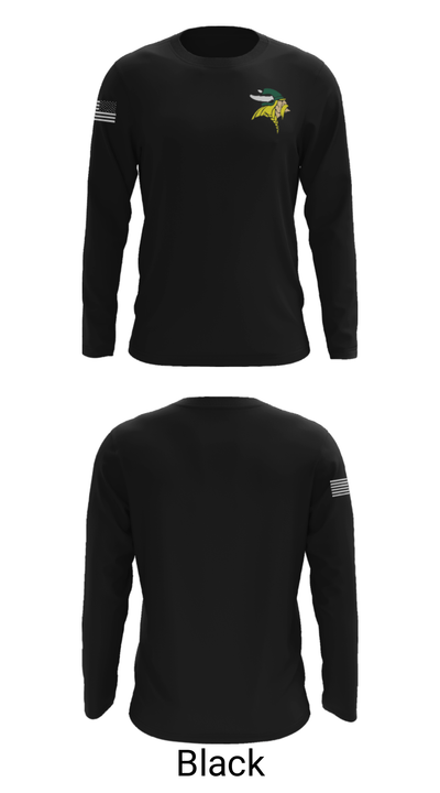 Archbishop Wood Catholic High School Bowling 68750903 Long Sleeve Performance Shirt - 11