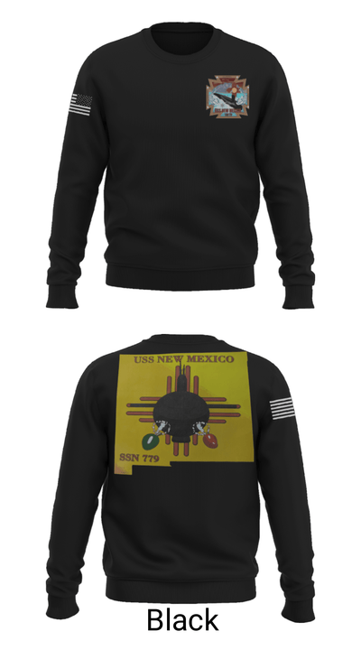 USS New Mexico 56487419 Crew Neck Sweatshirt - 18