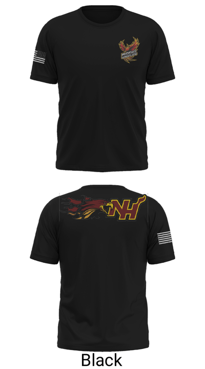 New Hampstead Wrestling 72223701 Short Sleeve Performance Shirt - 12