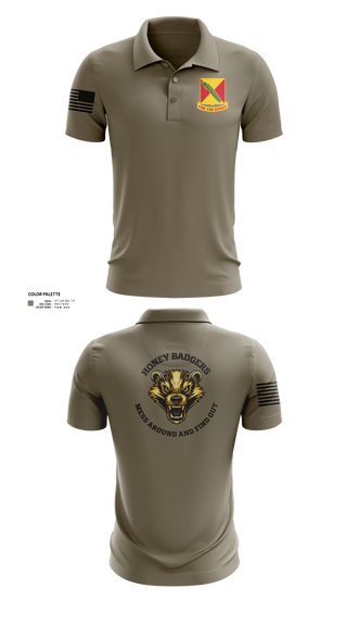 Short Sleeve Performance Polo, Delta companyHHB 1-51 ADA, Army, Teamtime, Team time, sublimation, custom sports apparel, team uniforms, spirit wear, spiritwear, sports uniforms, custom shirts, team store, custom team store, fundraiser sports, apparel fundraiser