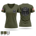 TGPD SWAT 81364615 Women's Short Sleeve V-neck Shirt - 1