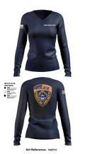 Joliet Police K-9 Unit 79217416 Women's Long Sleeve V-neck Shirt - 1
