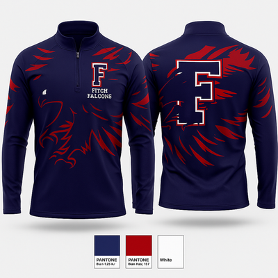 Fitch Falcons 70762726 Quarter Zip Jacket - 1