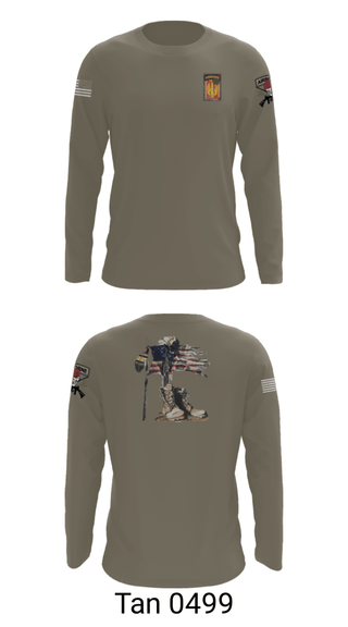 Long Sleeve Performance Shirt, 18th FA BDE Airborne, Army, Teamtime, Team time, sublimation, custom sports apparel, team uniforms, spirit wear, spiritwear, sports uniforms, custom shirts, team store, custom team store, fundraiser sports, apparel fundraiser
