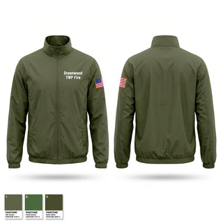 Windbreaker, Greenwood TWP Fire, Fire Department, Teamtime, Team time, sublimation, custom sports apparel, team uniforms, spirit wear, spiritwear, sports uniforms, custom shirts, team store, custom team store, fundraiser sports, apparel fundraiser