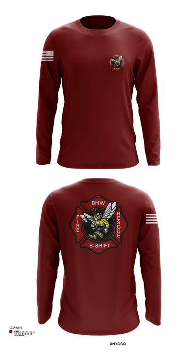 B-Shift 61265399 Long Sleeve Performance Shirt 103