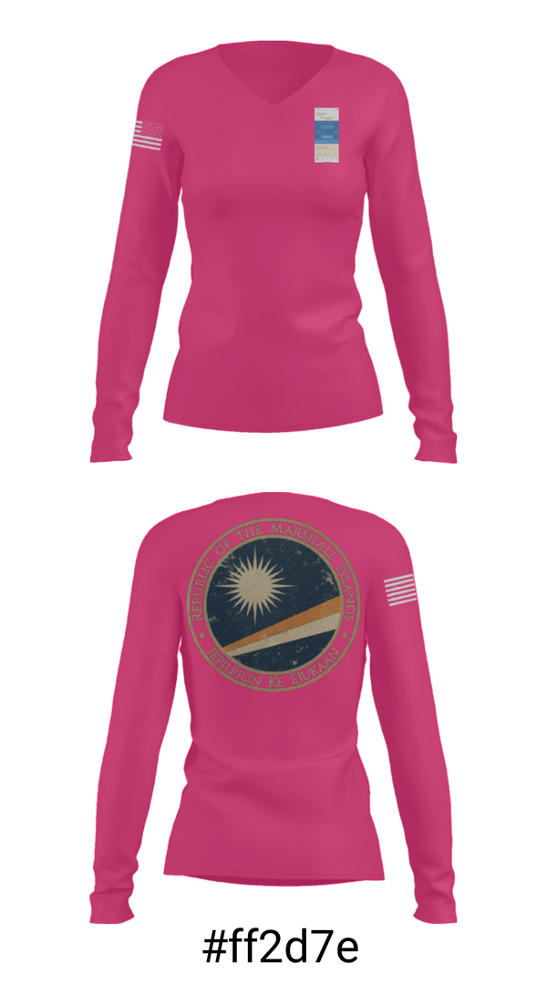 Women's Long Sleeve Vneck Shirt, AKEO, Men's Basketball, Teamtime, Team time, sublimation, custom sports apparel, team uniforms, spirit wear, spiritwear, sports uniforms, custom shirts, team store, custom team store, fundraiser sports, apparel fundraiser