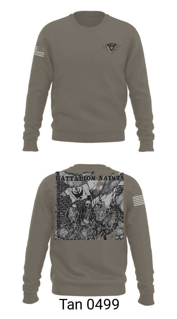 Crew Neck Sweatshirt, , Army, Teamtime, Team time, sublimation, custom sports apparel, team uniforms, spirit wear, spiritwear, sports uniforms, custom shirts, team store, custom team store, fundraiser sports, apparel fundraiser