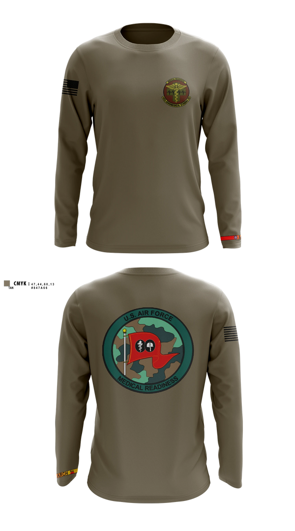 Long Sleeve Performance Shirt, 452 ASTS, Air Force, Teamtime, Team time, sublimation, custom sports apparel, team uniforms, spirit wear, spiritwear, sports uniforms, custom shirts, team store, custom team store, fundraiser sports, apparel fundraiser
