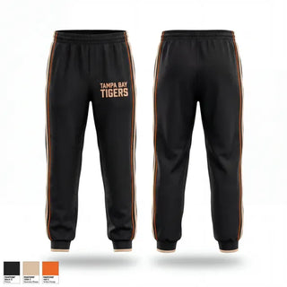 Sweatpants, Tampa Bay Tigers, Baseball, Teamtime, Team time, sublimation, custom sports apparel, team uniforms, spirit wear, spiritwear, sports uniforms, custom shirts, team store, custom team store, fundraiser sports, apparel fundraiser