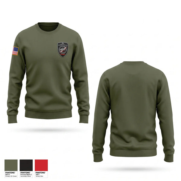 Crew Neck Sweatshirt, SORT, Police, Teamtime, Team time, sublimation, custom sports apparel, team uniforms, spirit wear, spiritwear, sports uniforms, custom shirts, team store, custom team store, fundraiser sports, apparel fundraiser