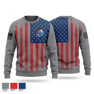 Crew Neck Sweatshirt, Valor Medics, EMS/EMT, Teamtime, Team time, sublimation, custom sports apparel, team uniforms, spirit wear, spiritwear, sports uniforms, custom shirts, team store, custom team store, fundraiser sports, apparel fundraiser