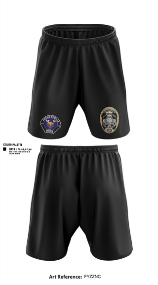 Athletic Shorts With Pockets, Farmersville Police, Police, Teamtime, Team time, sublimation, custom sports apparel, team uniforms, spirit wear, spiritwear, sports uniforms, custom shirts, team store, custom team store, fundraiser sports, apparel fundraiser