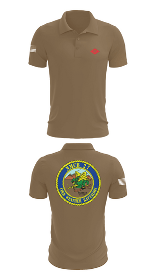 Short Sleeve Performance Polo, NMCB  27, Navy, Teamtime, Team time, sublimation, custom sports apparel, team uniforms, spirit wear, spiritwear, sports uniforms, custom shirts, team store, custom team store, fundraiser sports, apparel fundraiser