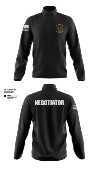 Fleece Jacket, EDGE SWAT, Police, Teamtime, Team time, sublimation, custom sports apparel, team uniforms, spirit wear, spiritwear, sports uniforms, custom shirts, team store, custom team store, fundraiser sports, apparel fundraiser