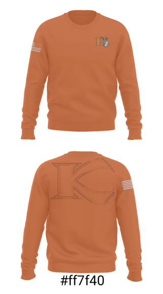 Crew Neck Sweatshirt, Keshequa High School Basketball, Men's Basketball, Teamtime, Team time, sublimation, custom sports apparel, team uniforms, spirit wear, spiritwear, sports uniforms, custom shirts, team store, custom team store, fundraiser sports, apparel fundraiser