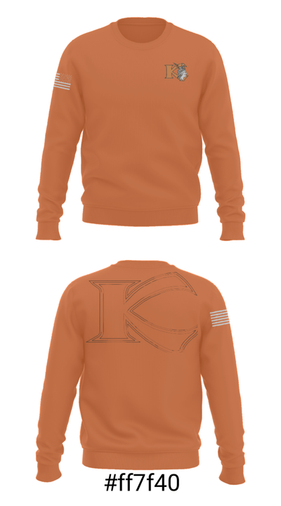 Keshequa High School Basketball 25299402 Crew Neck Sweatshirt - 16