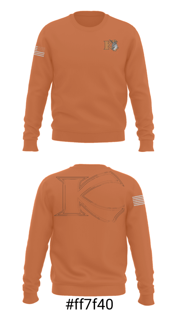 Crew Neck Sweatshirt, Keshequa High School Basketball, Men's Basketball, Teamtime, Team time, sublimation, custom sports apparel, team uniforms, spirit wear, spiritwear, sports uniforms, custom shirts, team store, custom team store, fundraiser sports, apparel fundraiser