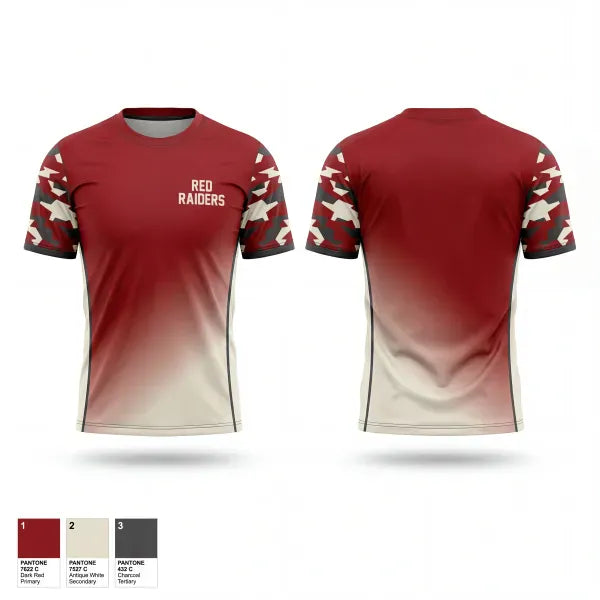 Old School Cotton Feel Shirt, Red Raiders, Softball, Teamtime, Team time, sublimation, custom sports apparel, team uniforms, spirit wear, spiritwear, sports uniforms, custom shirts, team store, custom team store, fundraiser sports, apparel fundraiser