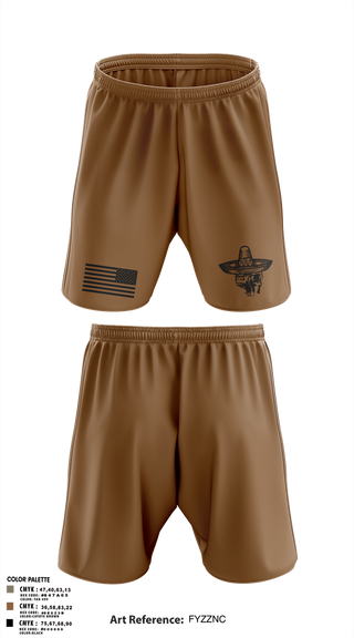 Athletic Shorts With Pockets, Savages, Army, Teamtime, Team time, sublimation, custom sports apparel, team uniforms, spirit wear, spiritwear, sports uniforms, custom shirts, team store, custom team store, fundraiser sports, apparel fundraiser
