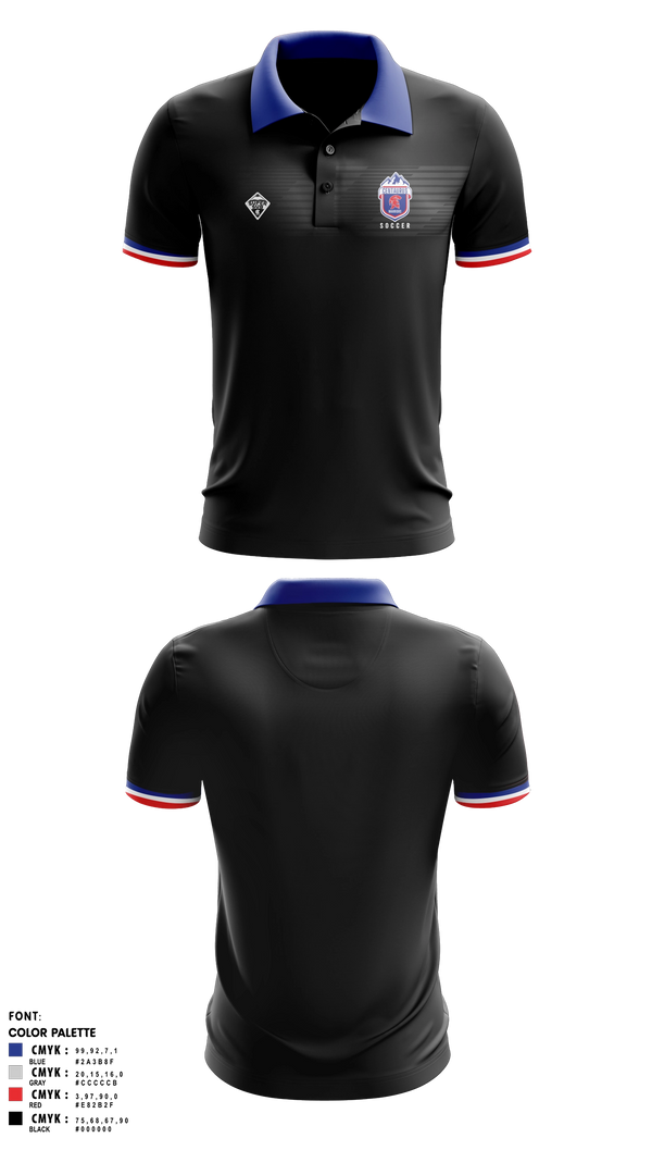 Short Sleeve Performance Polo, Coal Ridge HS Boys Soccer, Men's Soccer, Teamtime, Team time, sublimation, custom sports apparel, team uniforms, spirit wear, spiritwear, sports uniforms, custom shirts, team store, custom team store, fundraiser sports, apparel fundraiser