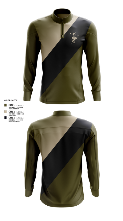 Fulton Snipers 97174037 Quarter Zip Jacket - 100
