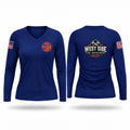 WEST SIDE VOLUNTEER FIRE DEPARTMENT Women's Long Sleeve V-neck Shirt - 1