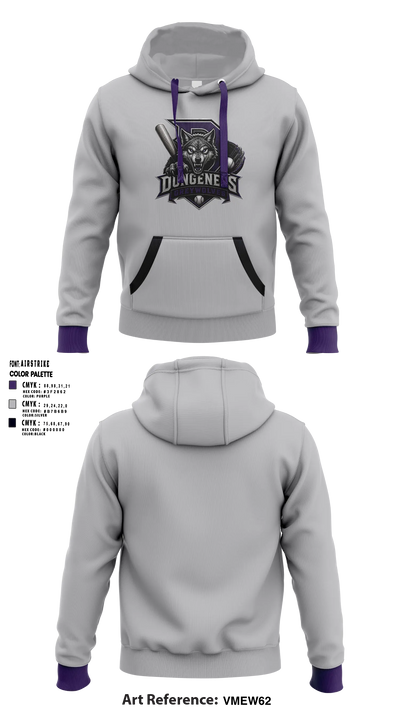Dungeness Greywolves Hoodie - 5