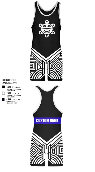 Taino Wrestling Club Wrestling Singlet - 5