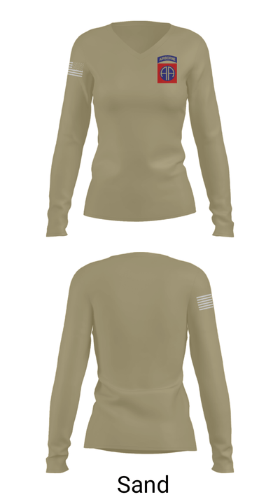 1-319th AFAR 20885310 Women's Long Sleeve V-neck Shirt - 47