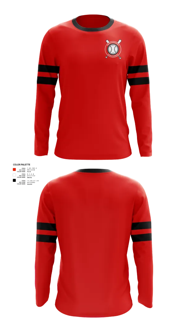 Long Sleeve Performance Shirt, Franklin base ball club, Baseball, Teamtime, Team time, sublimation, custom sports apparel, team uniforms, spirit wear, spiritwear, sports uniforms, custom shirts, team store, custom team store, fundraiser sports, apparel fundraiser